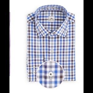Peter Millar Men's Chateau Melange Check Shirt